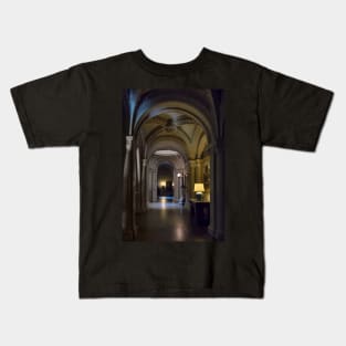 Corridor in Penrhyn castle2 Kids T-Shirt